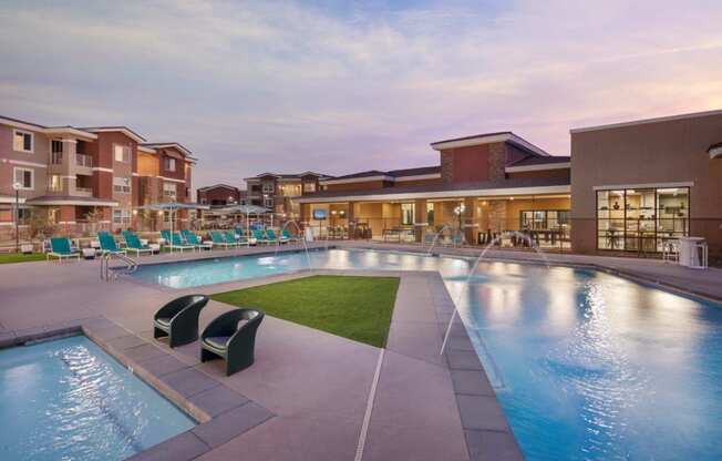 our apartments offer a swimming pool at Zaterra Luxury Apartments, Chandler, AZ, 85286