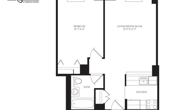 1 bed, 1 bath, $6,400, Unit 910