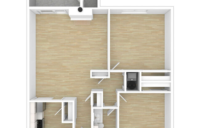 2 beds, 1 bath, 1,019 sqft, $1,895