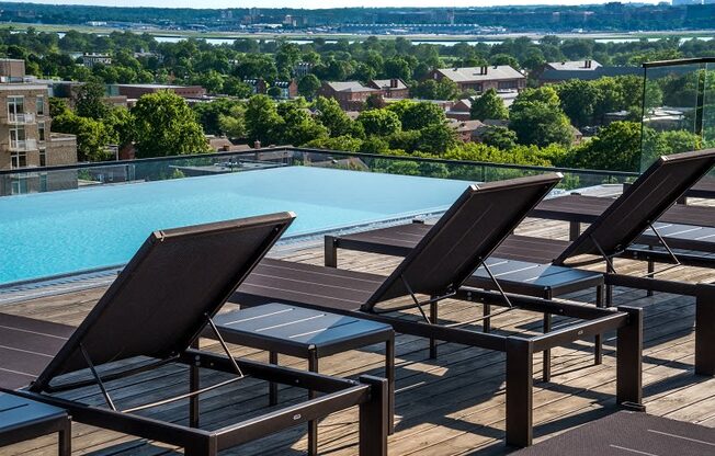 Pool and Sundeck with exceptional views