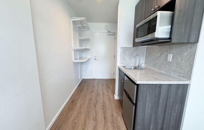 Studio, 1 bath, 186 sqft, $1,295, Unit 307