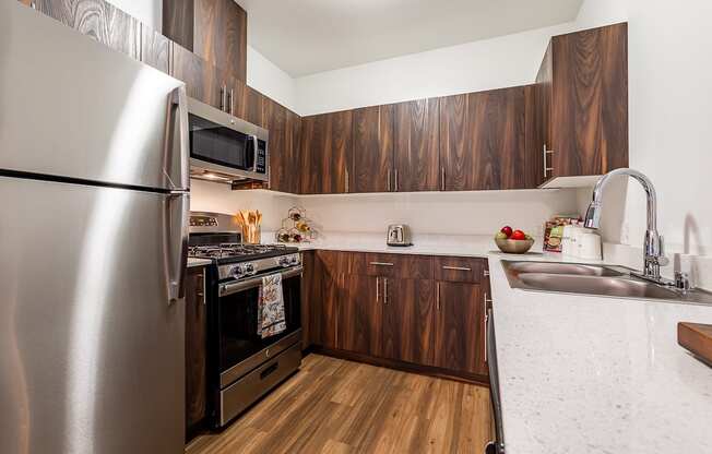 Kitchen with appliances
