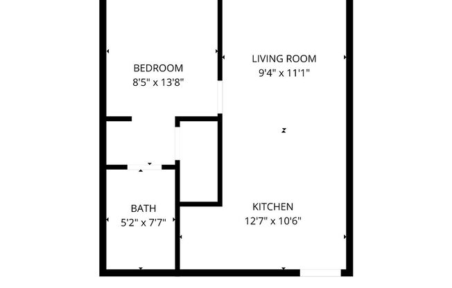 1 bed, 1 bath, 500 sqft, $1,250, Unit 03AS