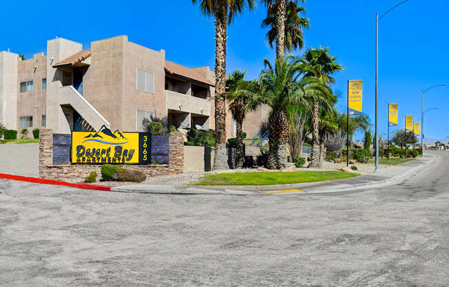 street entrance at Desert Bay Apartments, Laughlin, Nevada, 89029