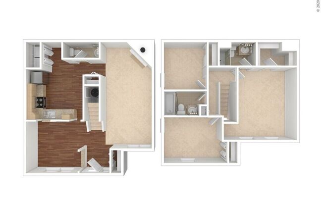 3 beds, 2.5 baths, 1,450 sqft, $2,695