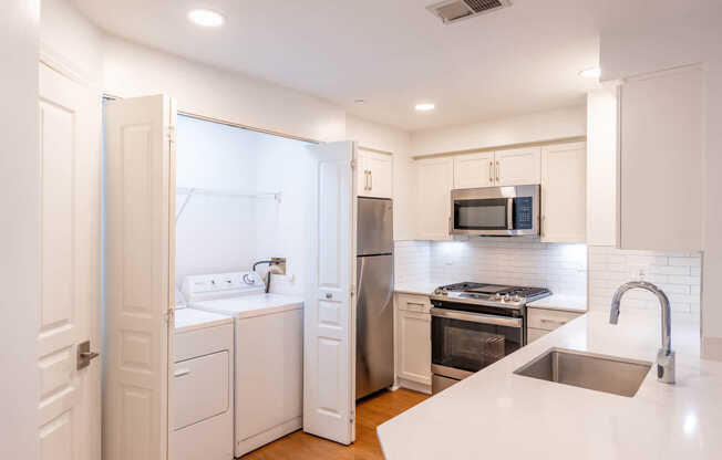 Kitchen with Stainless Steel Appliances