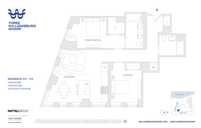 1 bed, 1 bath, $5,250, Unit 719