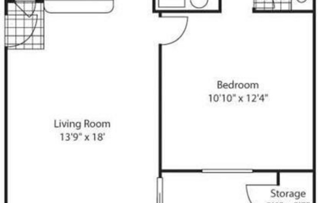 1 bed, 1 bath, 650 sqft, $1,472