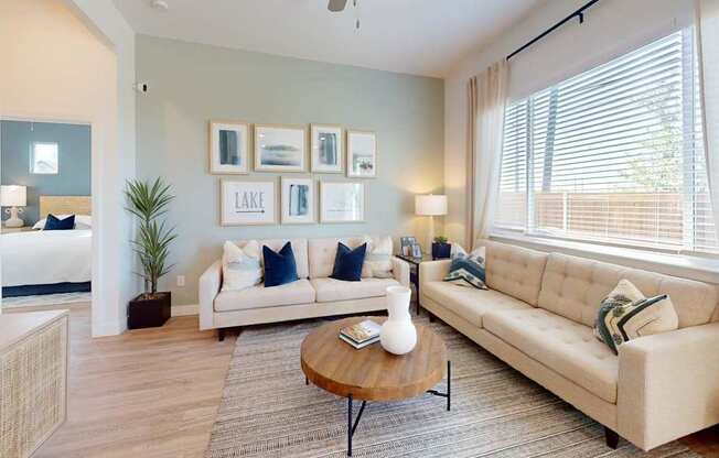 Modern Living Room at Avilla Boat Club, Fort Worth, TX 76179