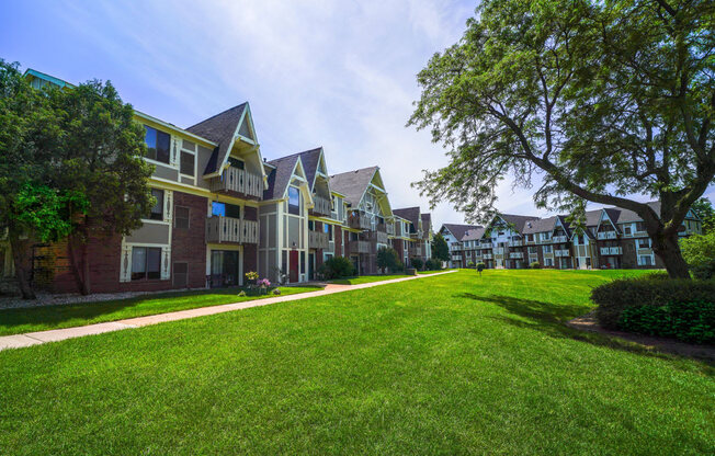 Acres of Open Lawns at Swiss Valley Apartments, Michigan, 49509