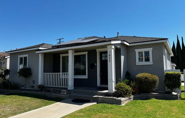 3 Bed 2 Bath Home For Rent in an Excellent Part Pico Rivera with Solar Panels