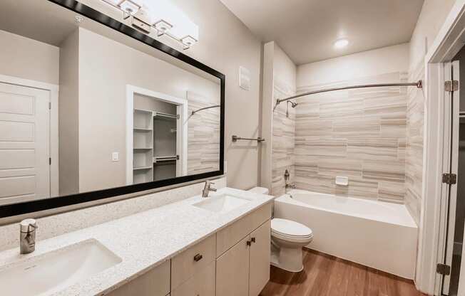 Presidio at River East Bathroom with Large Vanity