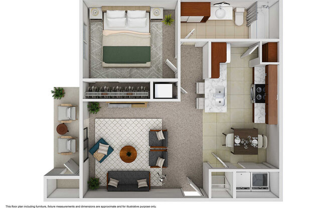 1 bed, 1 bath, 750 sqft, $1,037