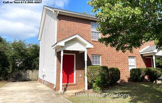 2 Story Brick Duplex- 2BD/1.5BA Walk to MTSU!