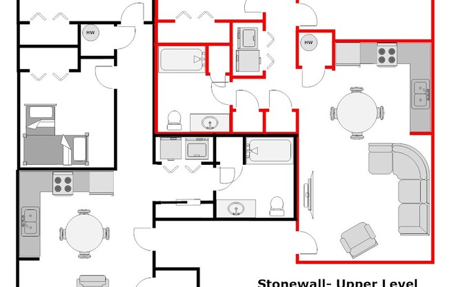 2 beds, 1 bath, $895, Unit APT. 3