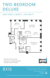2 beds, 2 baths, $3,925
