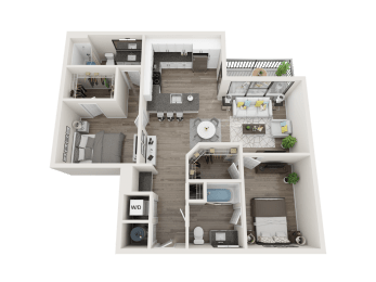 2 beds, 2 baths, 1,102 sqft, $2,008
