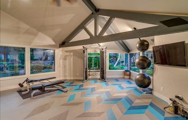 Flex Rooms with Yoga And Spin at The Trails at San Dimas, California, 91773