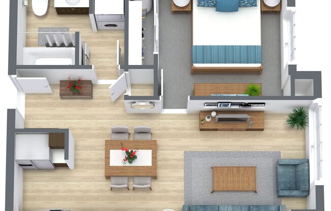 1 bed, 1 bath, 576 sqft, $1,499, Unit B-234