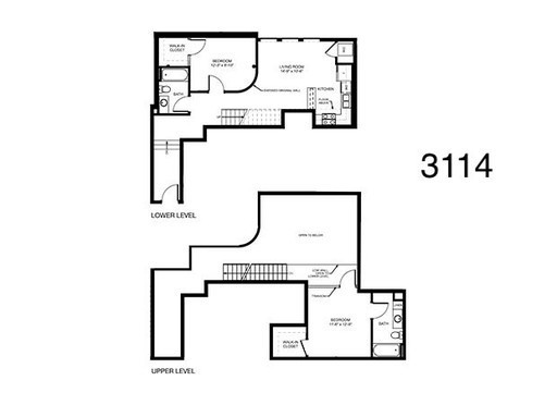 2 beds, 2 baths, 900 sqft, $1,599, Unit 3114