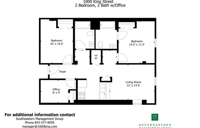 2 beds, 2 baths, 950 sqft, $2,600, Unit 127
