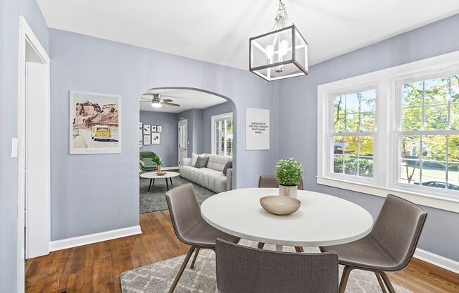 Newly Renovated, In-law Suite, Master on the main floor.