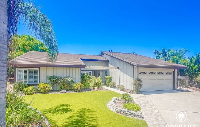 Spacious 3BD/2BA Home in Rancho Bernardo with Office, Large Backyard w/ Garden Beds & 2-Car Garage