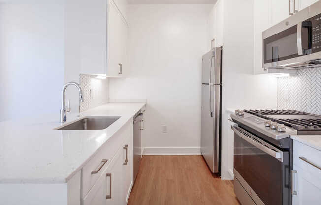 Kitchen with Stainless Steel Appliances