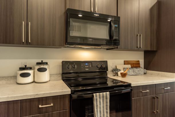 Modern Kitchen at Garden Lofts Apartments, Utah