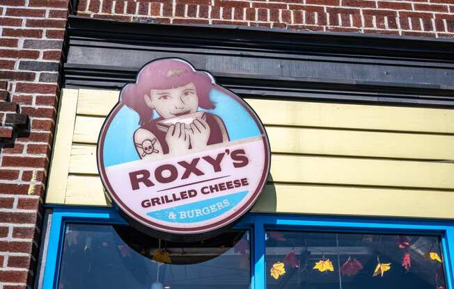 Roxys Grilled Cheese sign, Allston MA