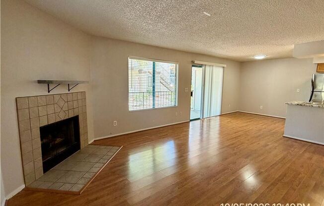 First-Floor Condo with Private Patio, Fireplace & Community Pool