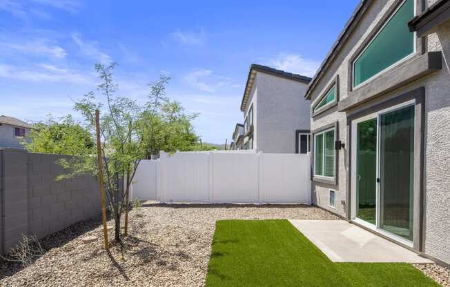 Linq at south mountain private backyard