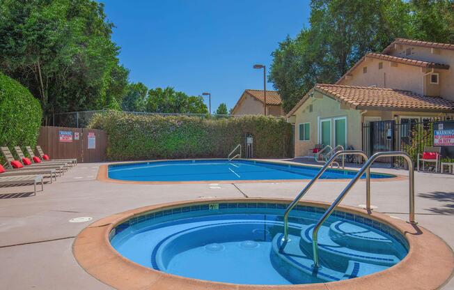 an empty pool