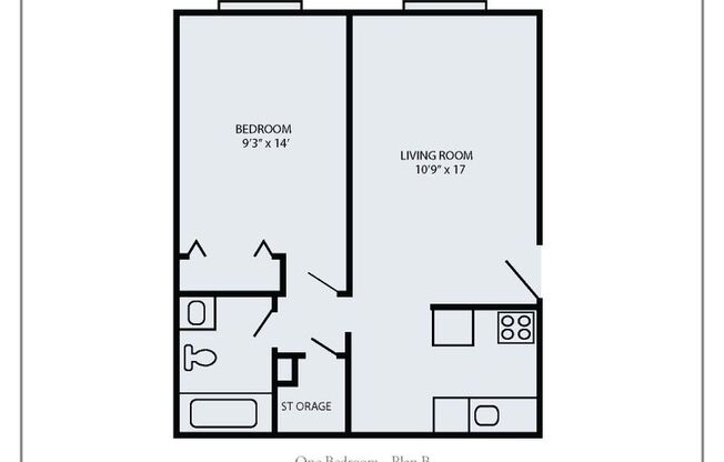 1 bed, 1 bath, 440 sqft, $1,290, Unit #401