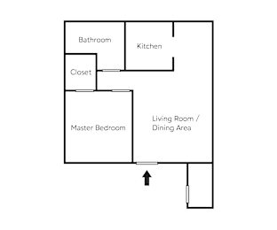 1 bed, 1 bath, 652 sqft, $1,039