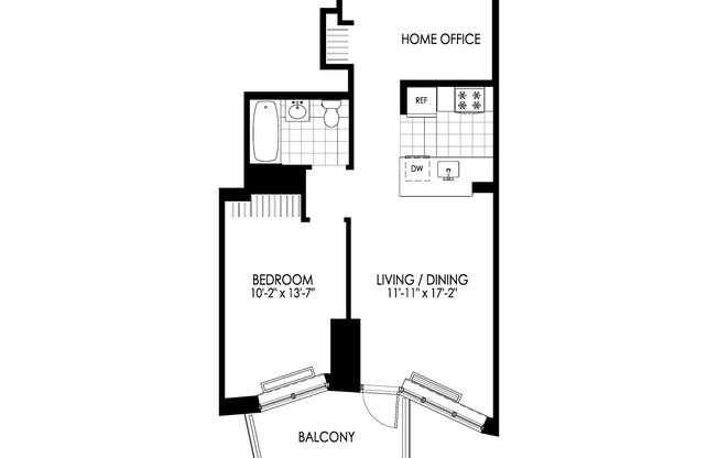 1 bed, 1 bath, $4,245, Unit 1015