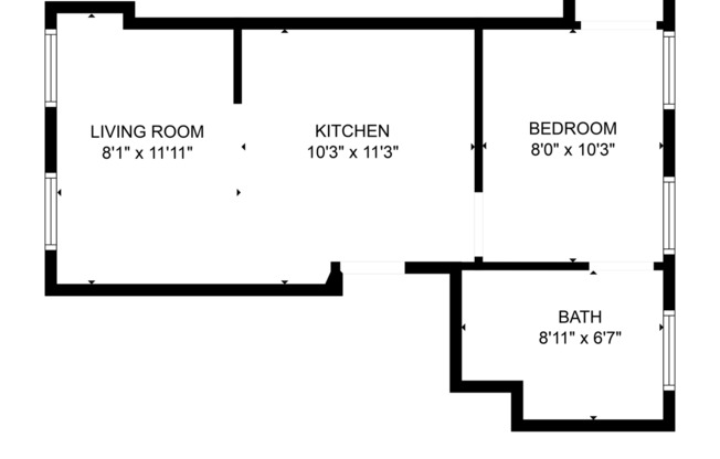 1 bed, 1 bath, $1,700, Unit 194 Chamber St - 1