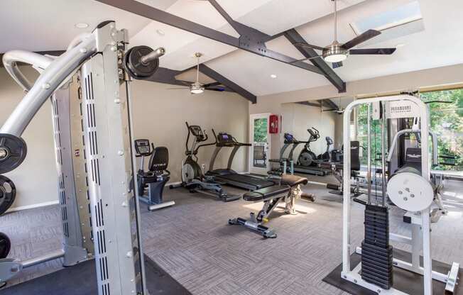 Fitness Center at Preston Oaks Apartments in Dallas, Texas