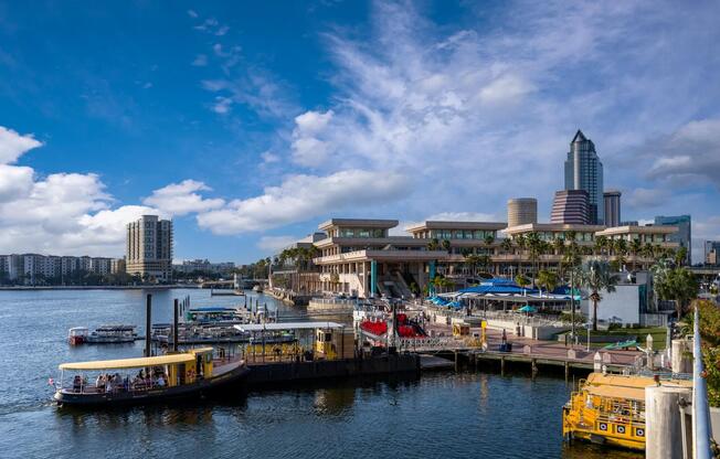 Waterfront views and easy access to the Tampa Riverwalk place Modera Encore steps from lively dining, entertainment, and scenic outdoor moments.