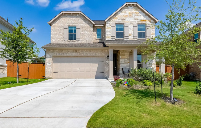 Elegant 5-Bedroom Home with Spacious Interiors and Beautiful Outdoor Living in Round Rock, TX