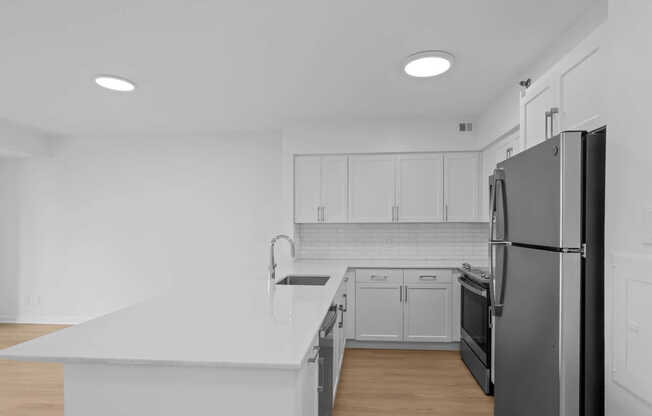 Kitchen with Stainless Steel Appliances