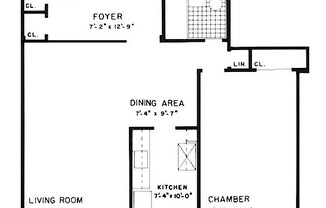 1 bed, 1 bath, 800 sqft, $2,300, Unit 3F