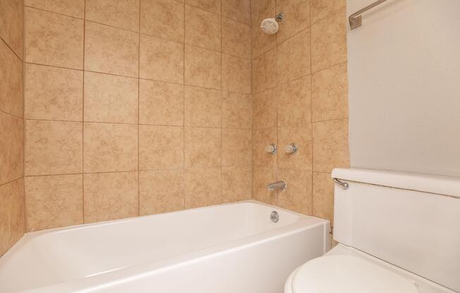 a close up of a tub