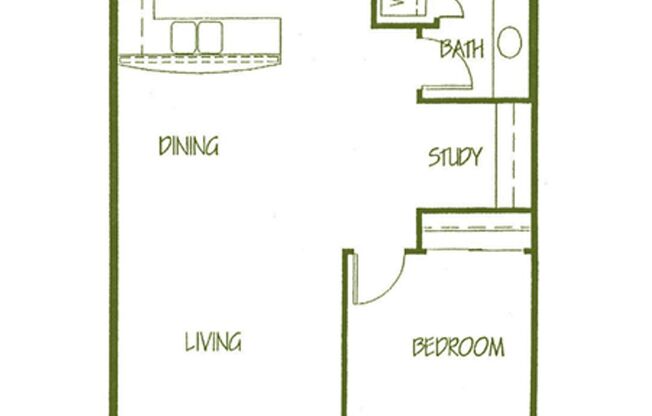 1 bed, 1 bath, 748 sqft, $2,250