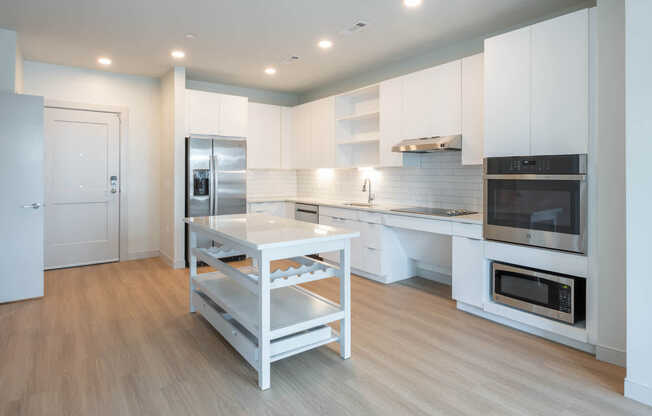 Kitchen with Stainless Steel Appliances