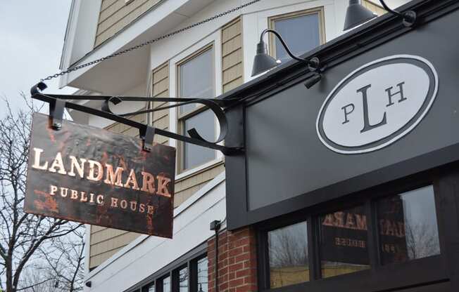 Next to Adams Village is The Landmark Public House