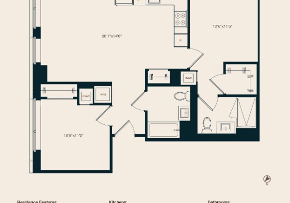 2 beds, 2 baths, $8,650, Unit 28D