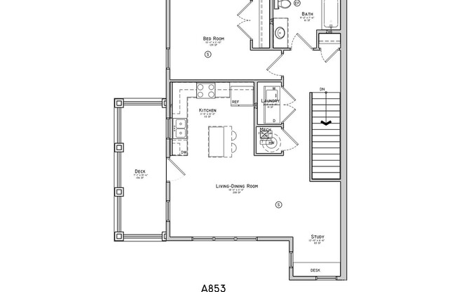 1 bed, 1 bath, 853 sqft, $1,395, Unit 10474 S. 131st Street Unit 202 A853 4P