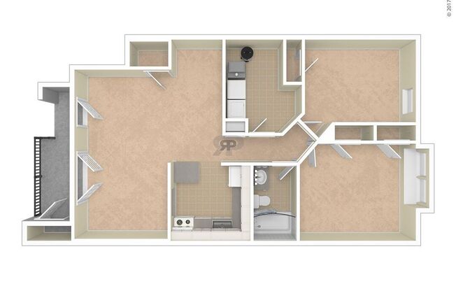 2 beds, 1 bath, 1,000 sqft, $2,460