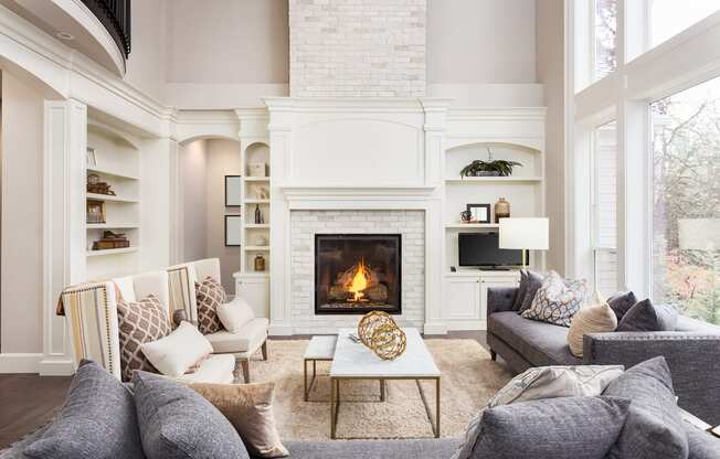 Fireplace Lounge at The Crest at Acworth, Acworth